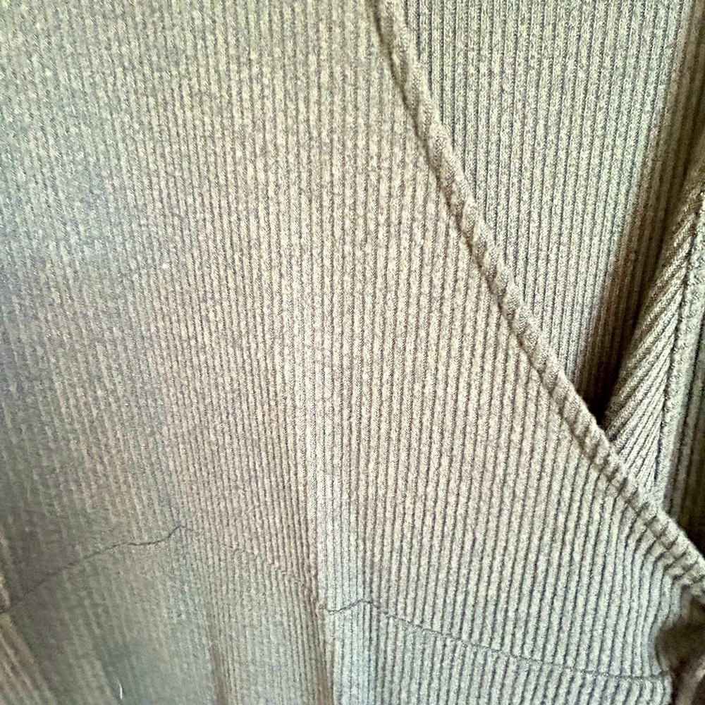 Wrap around dress Olive color Size XL - Picture 2 of 5